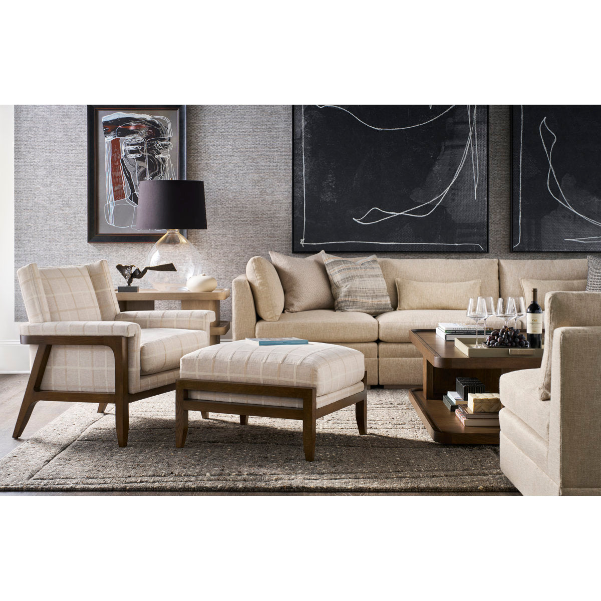 Wainscott Ottoman