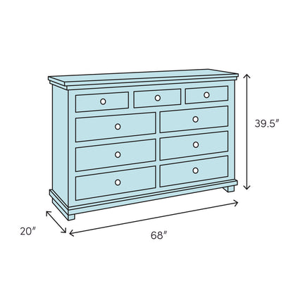 Walburn 7 - Drawer Dresser