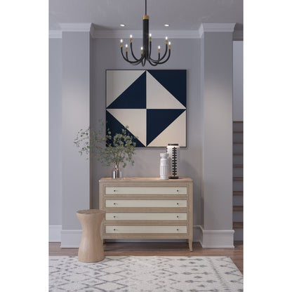 Water 4 - Drawer Solid Wood Dresser