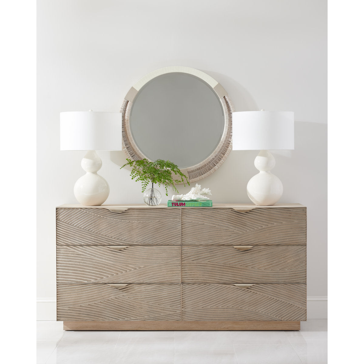 Water 6 - Drawer Solid Wood Dresser
