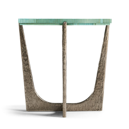 Water Seaglass Martini Table