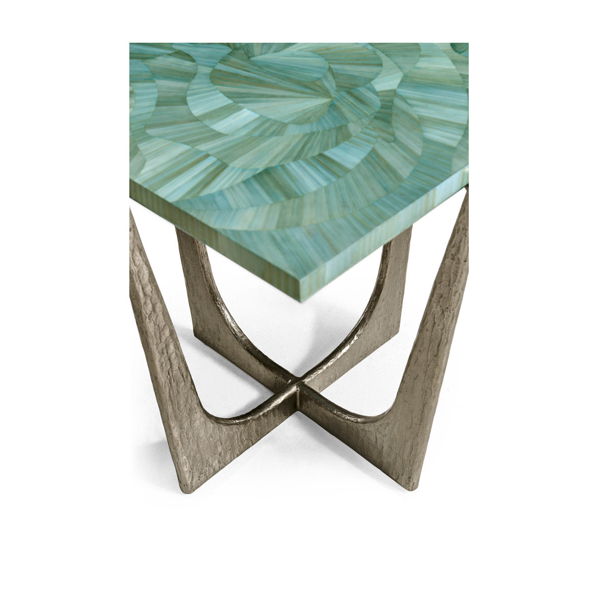 Water Seaglass Martini Table