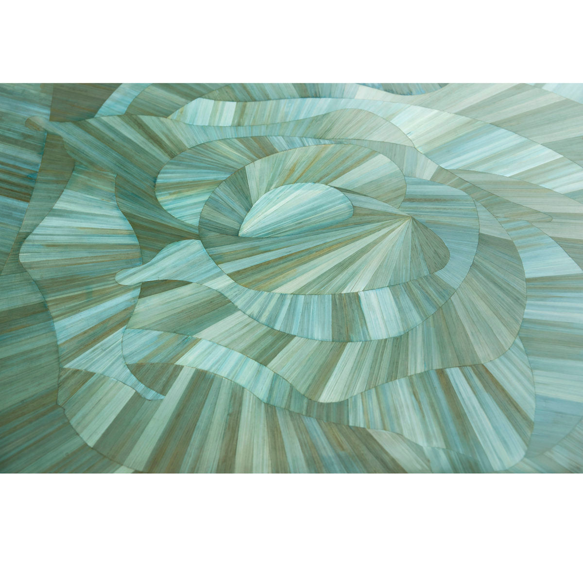 Water Seaglass Martini Table