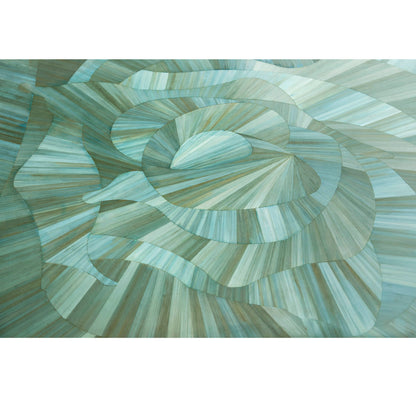 Water Seaglass Martini Table