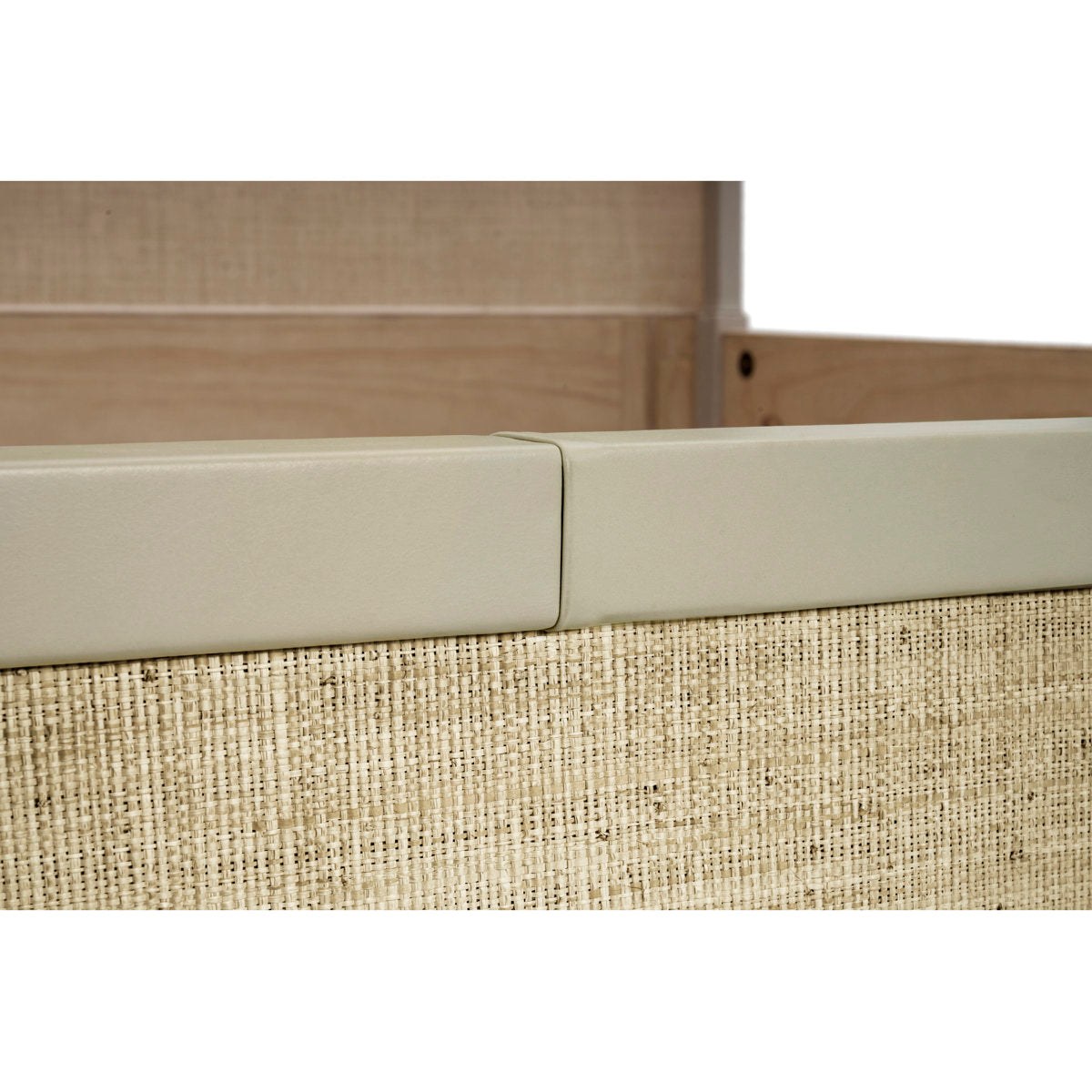 Water Upholstered King Wingback Bed