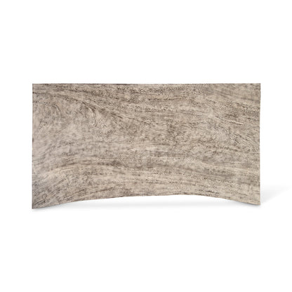 Waterfall Solid Wood Sled Coffee Table