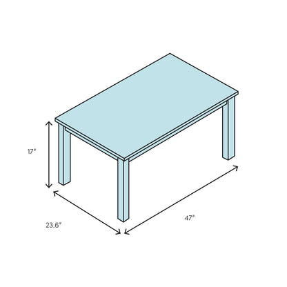 Wave Solid Wood Coffee Table