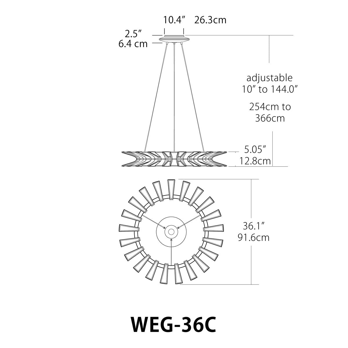 Wedge 24 - Light Unique / Statement Wagon Wheel Chandelier
