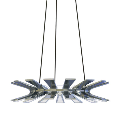 Wedge 24 - Light Unique / Statement Wagon Wheel Chandelier