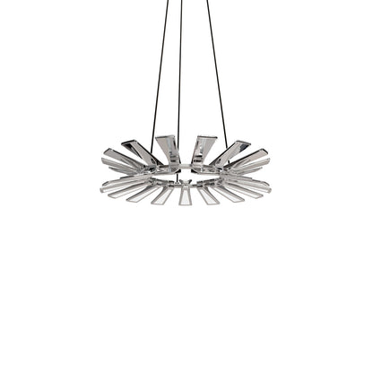 Wedge 24 - Light Unique / Statement Wagon Wheel Chandelier
