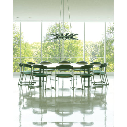 Wedge 24 - Light Unique / Statement Wagon Wheel Chandelier