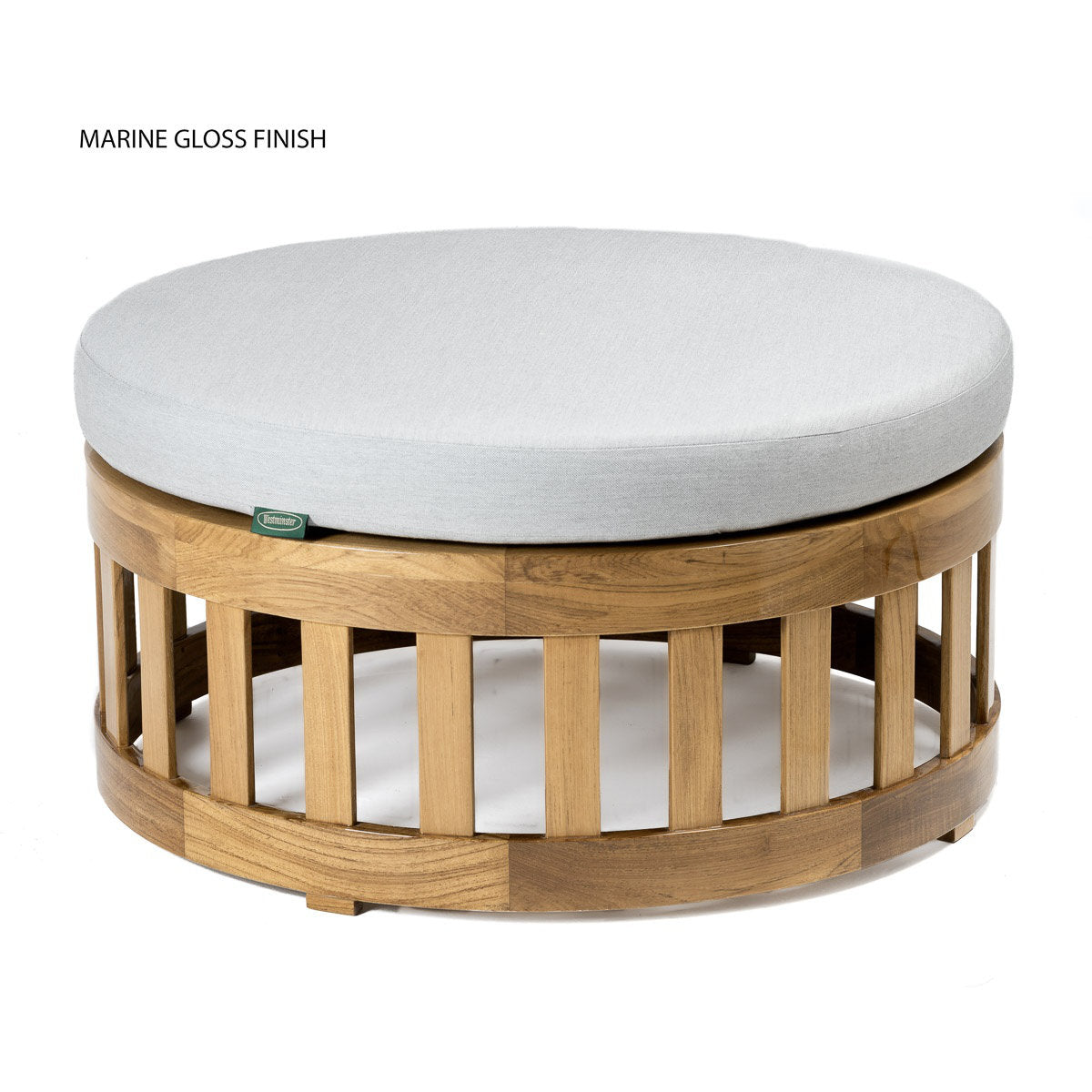 Westminster Teak Round Ottoman