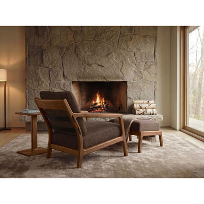 Whitney Lounge Chair with Wood Panel