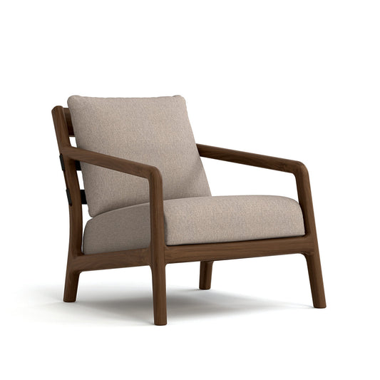 Whitney Lounge Chair with Wood Panel