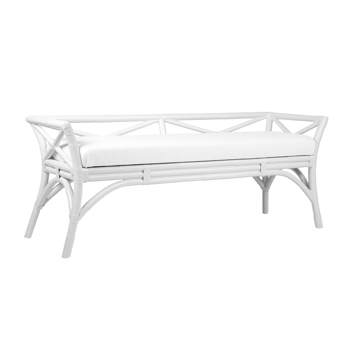 Wicker Bench