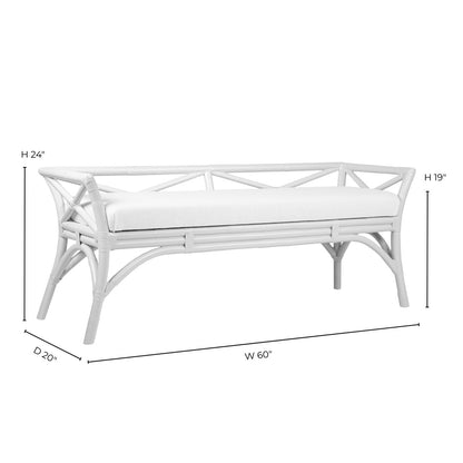 Wicker Bench