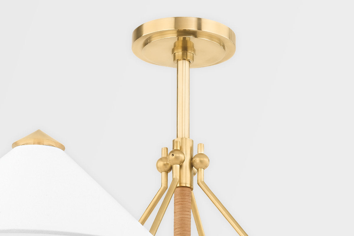 Williamsburg 8 Light Chandelier - Aged Brass