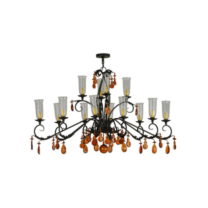 Windsor 14 - Light Glass Chandelier