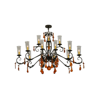 Windsor 14 - Light Glass Chandelier