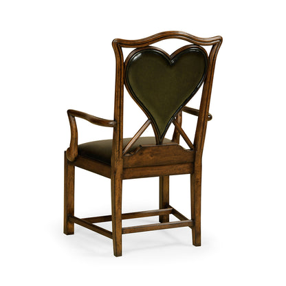 Windsor Leather Arm Chair (Set of 2)