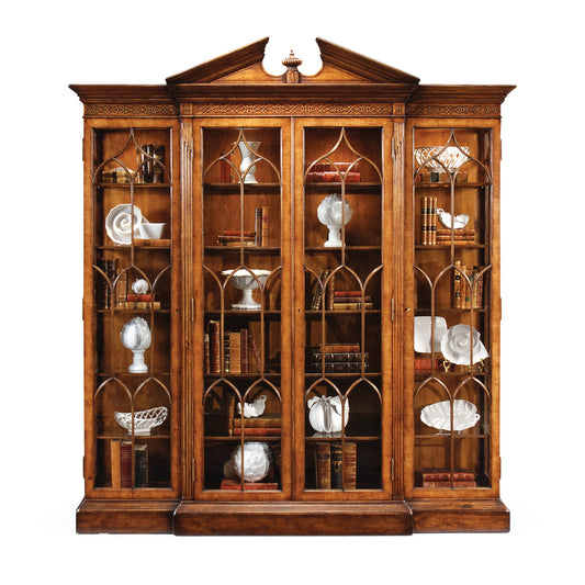 Windsor Solid Wood Lighted Curio Cabinet