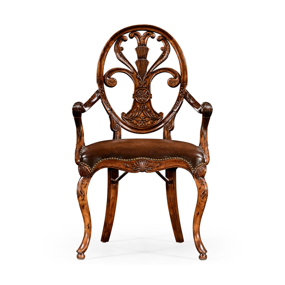 Windsor Upholstered Arm Chair (Set of 2)