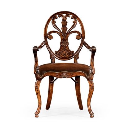 Windsor Upholstered Arm Chair (Set of 2)