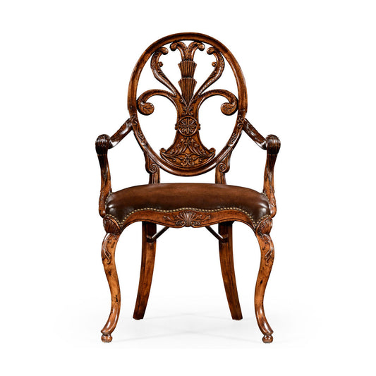 Windsor Upholstered Arm Chair (Set of 2)