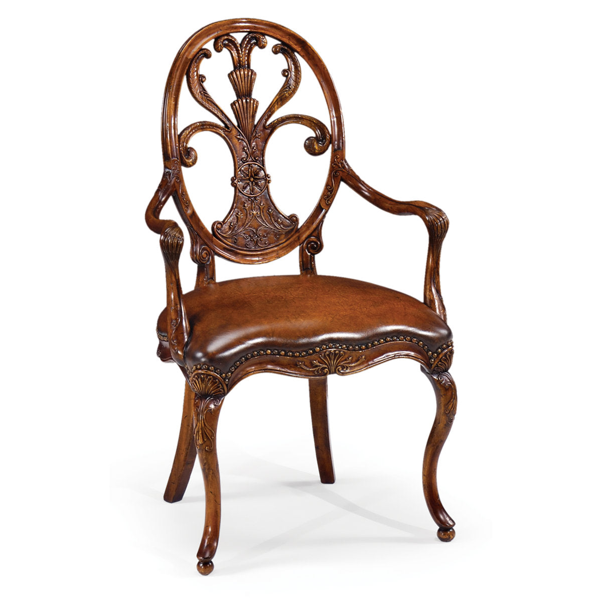 Windsor Upholstered Arm Chair (Set of 2)