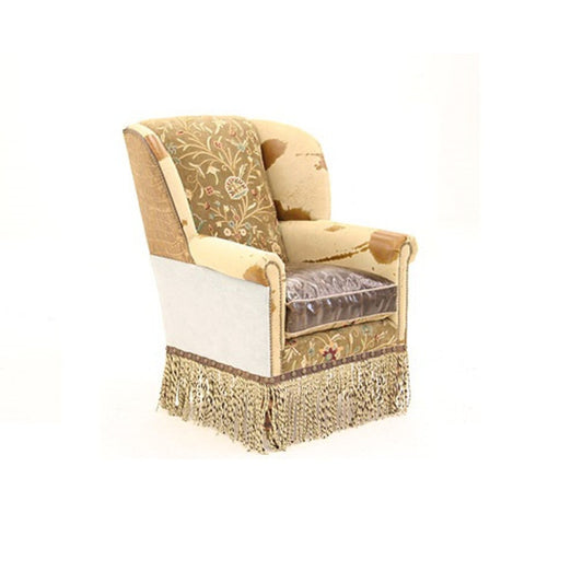Wingback Chair Chair with Ottoman