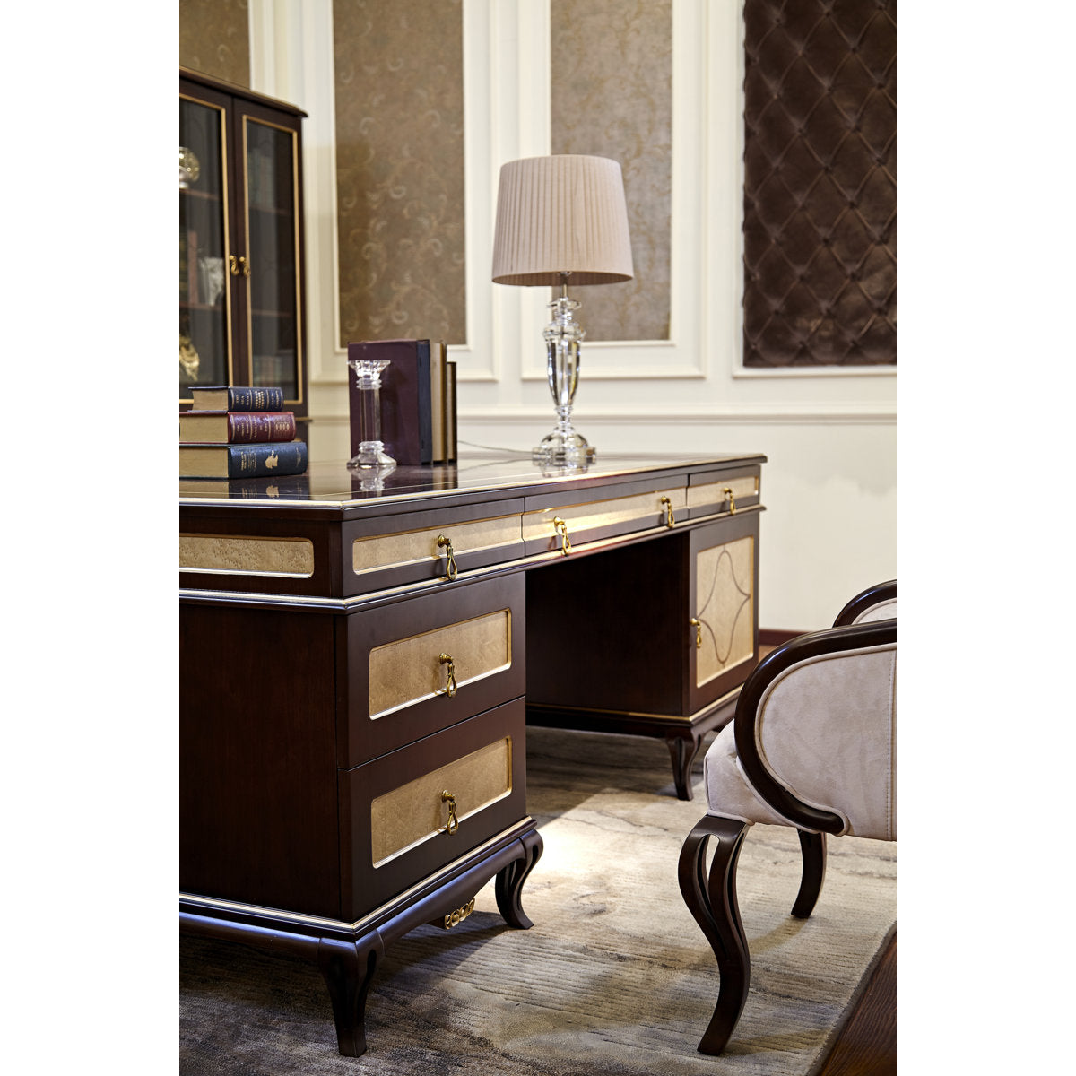 Woodway Solid Wood Executive Desk