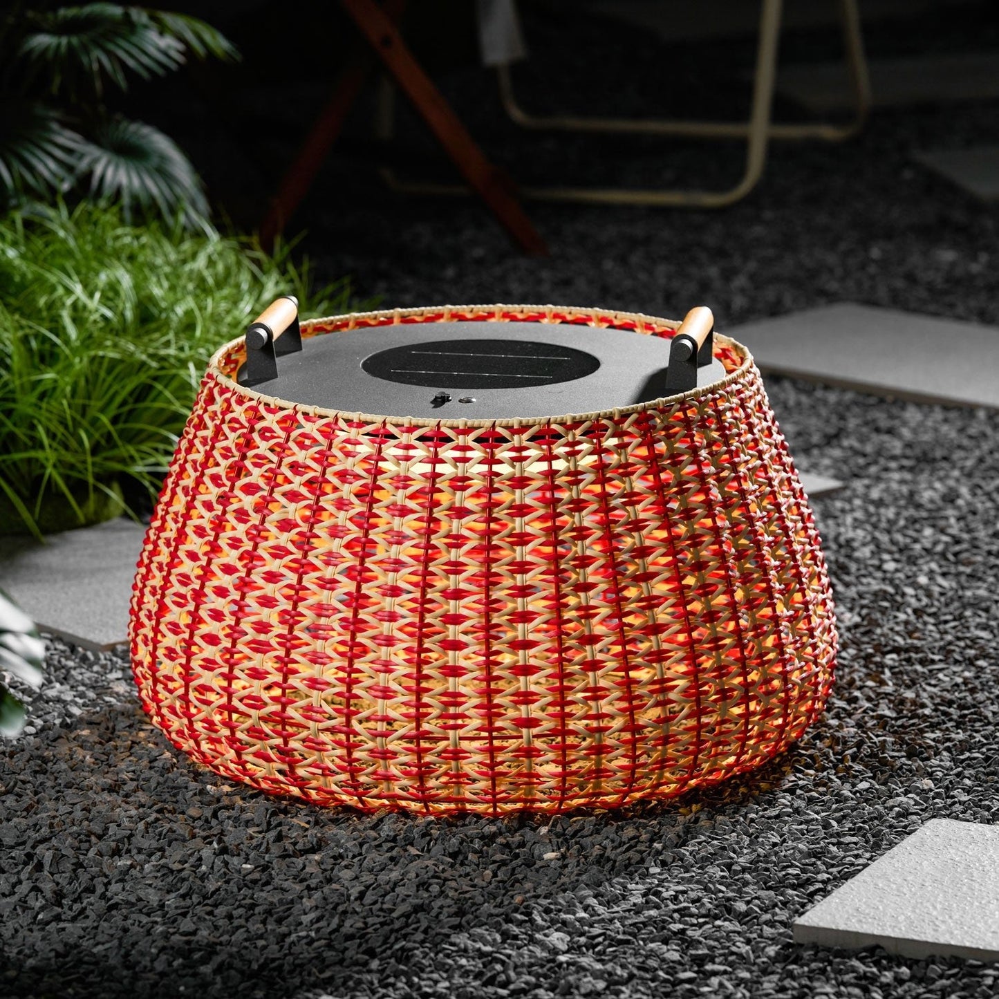 Solara Weave Outdoor Lantern Lamp