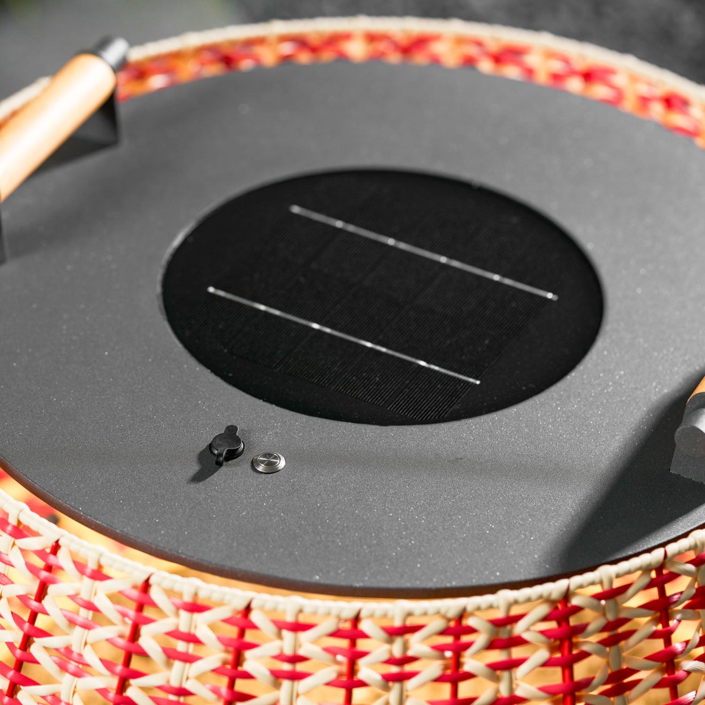 Solara Weave Outdoor Lantern Lamp