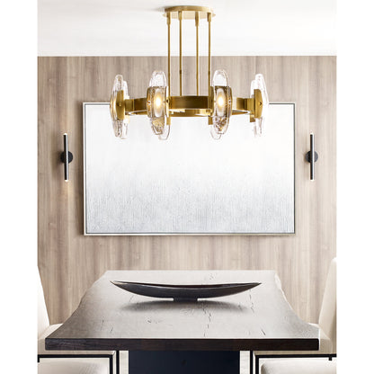 Wythe 8 - Light LED Chandelier