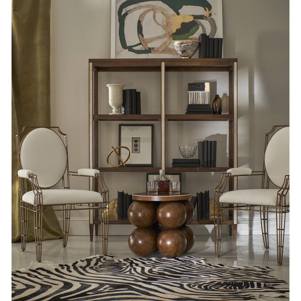 XO Upholstered Arm Chair (Set of 2)