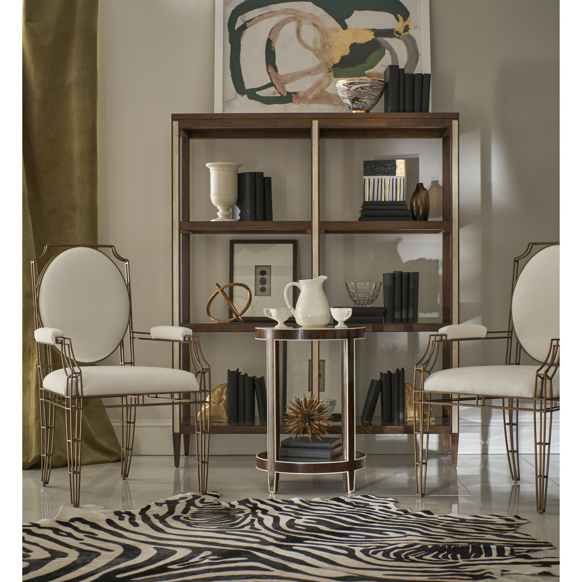 XO Upholstered Arm Chair (Set of 2)