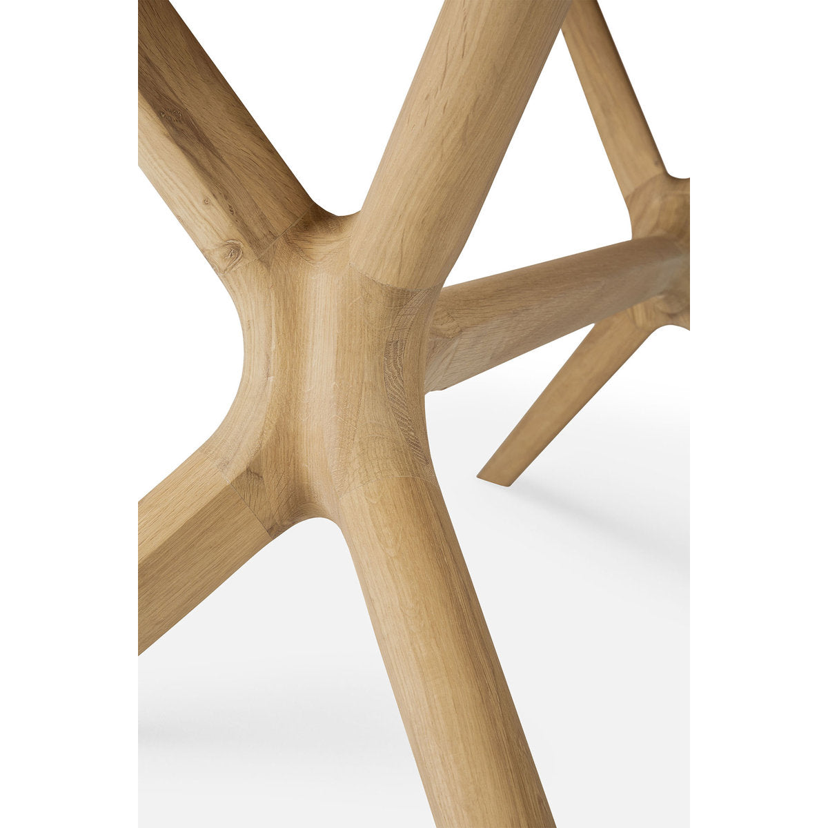 X Solid Oak Dining Table