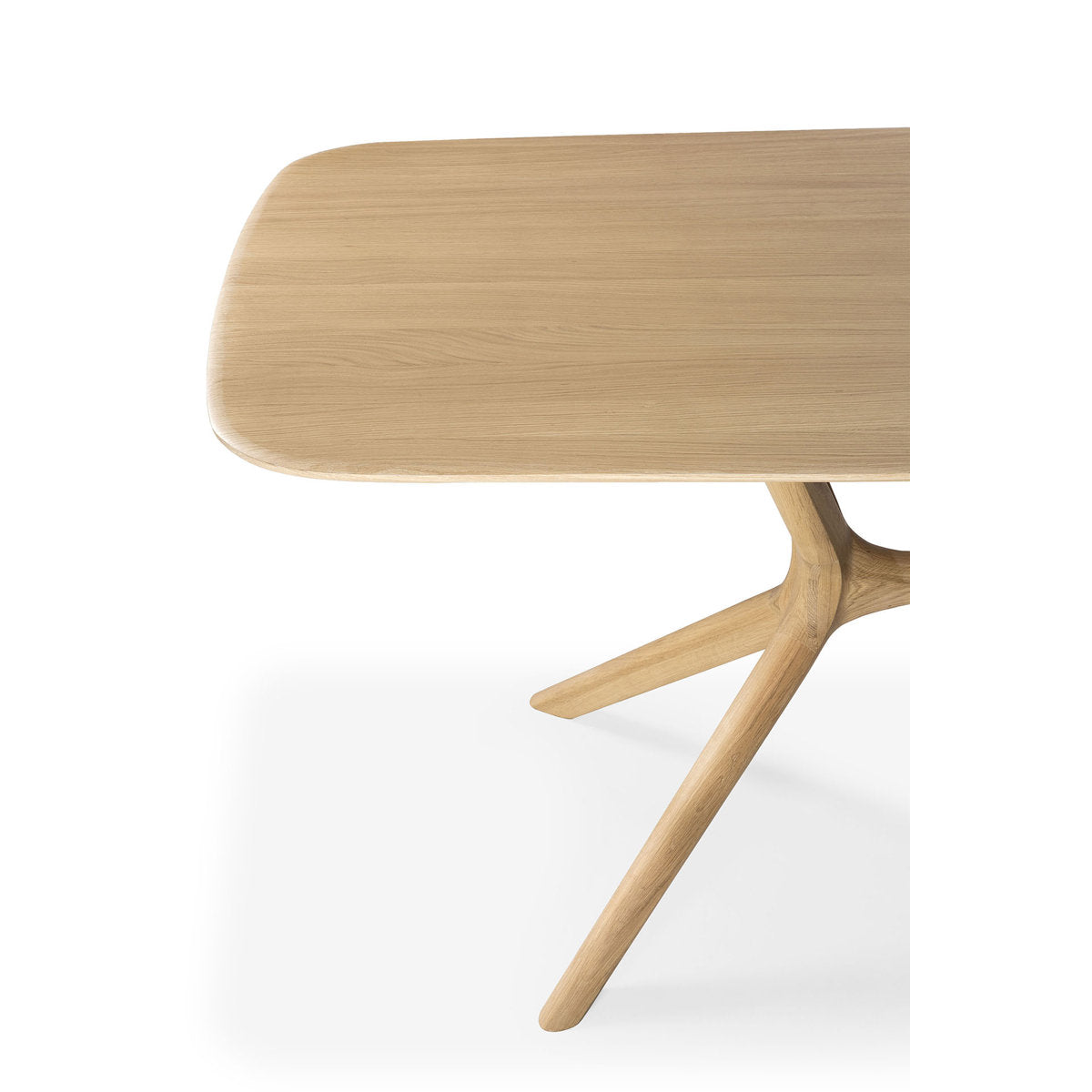 X Solid Oak Dining Table