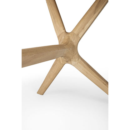 X Solid Oak Dining Table