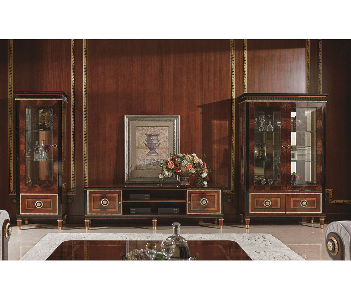 Yeates Lighted China Cabinet