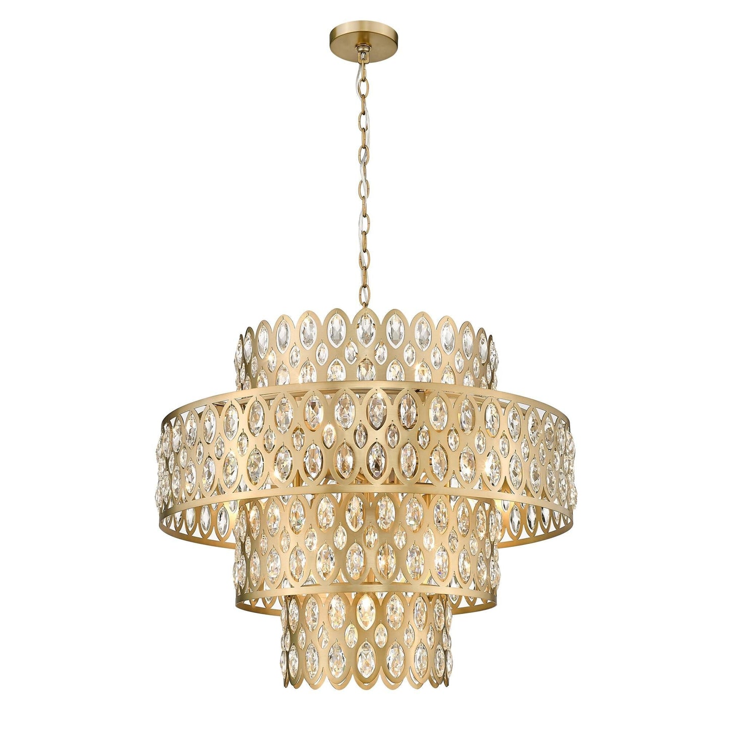 Z Lite Dealey 25 Inch 13 Light Chandelier Cp777274