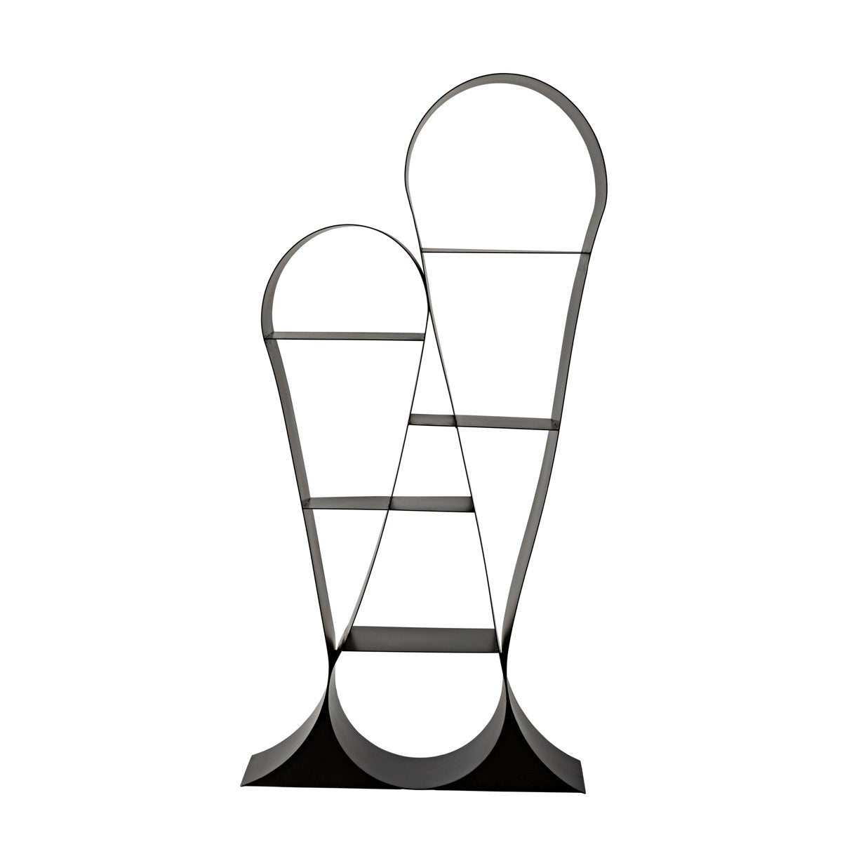 Zaha Geometric Bookcase
