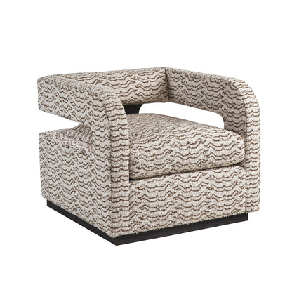Zanzibar Geometric Swivel Barrel Chair in Durban