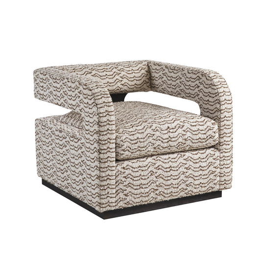 Zanzibar Geometric Swivel Barrel Chair in Durban