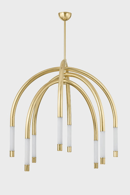 Zeme Dimmable LED Teardrop Chandelier by Noz Nozawa for Corbett Lighting