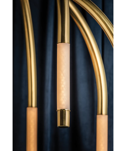 Zeme Dimmable LED Teardrop Chandelier by Noz Nozawa for Corbett Lighting