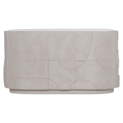 Zina Stone Solid Coffee Table