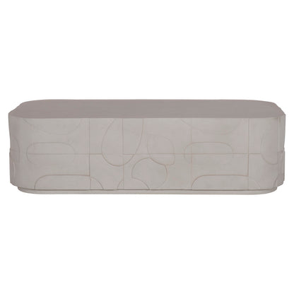 Zina Stone Solid Coffee Table
