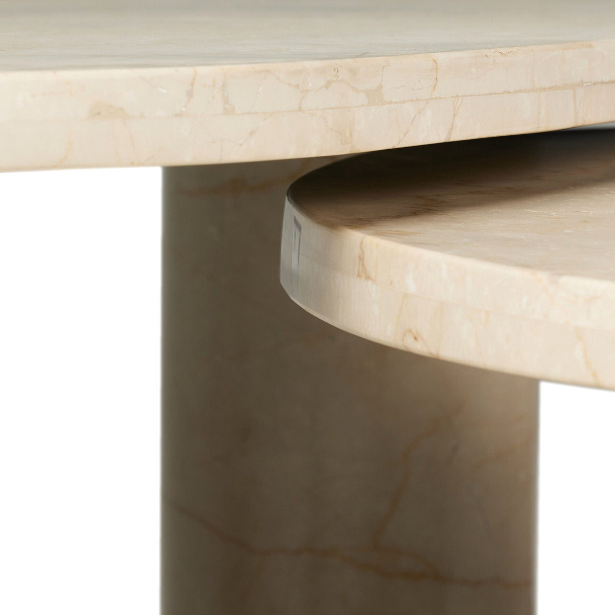 Zion Coffee Table Set - Merlot Marble