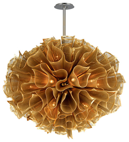Pulse Pendant, Gold Leaf Finish, 45"By Corbett Lighting